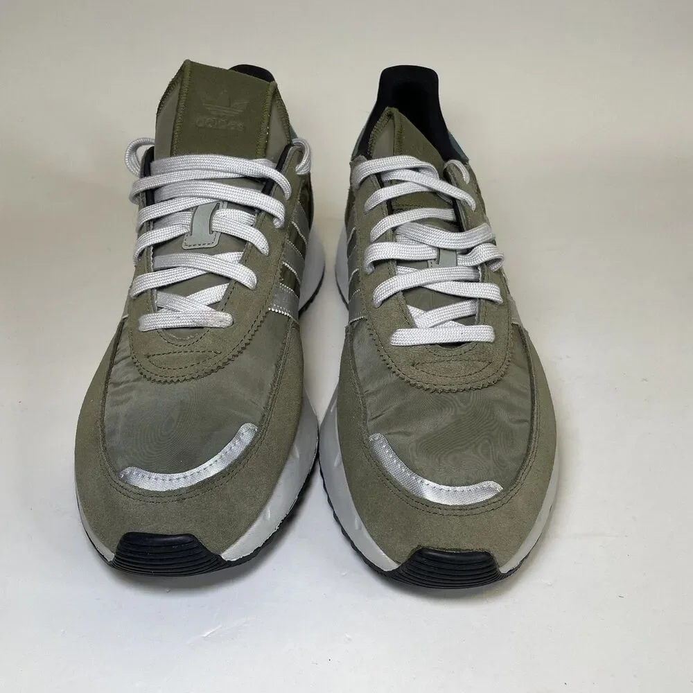 Adidas Originals Retropy F2 Green Shoes - Picture 5 of 9